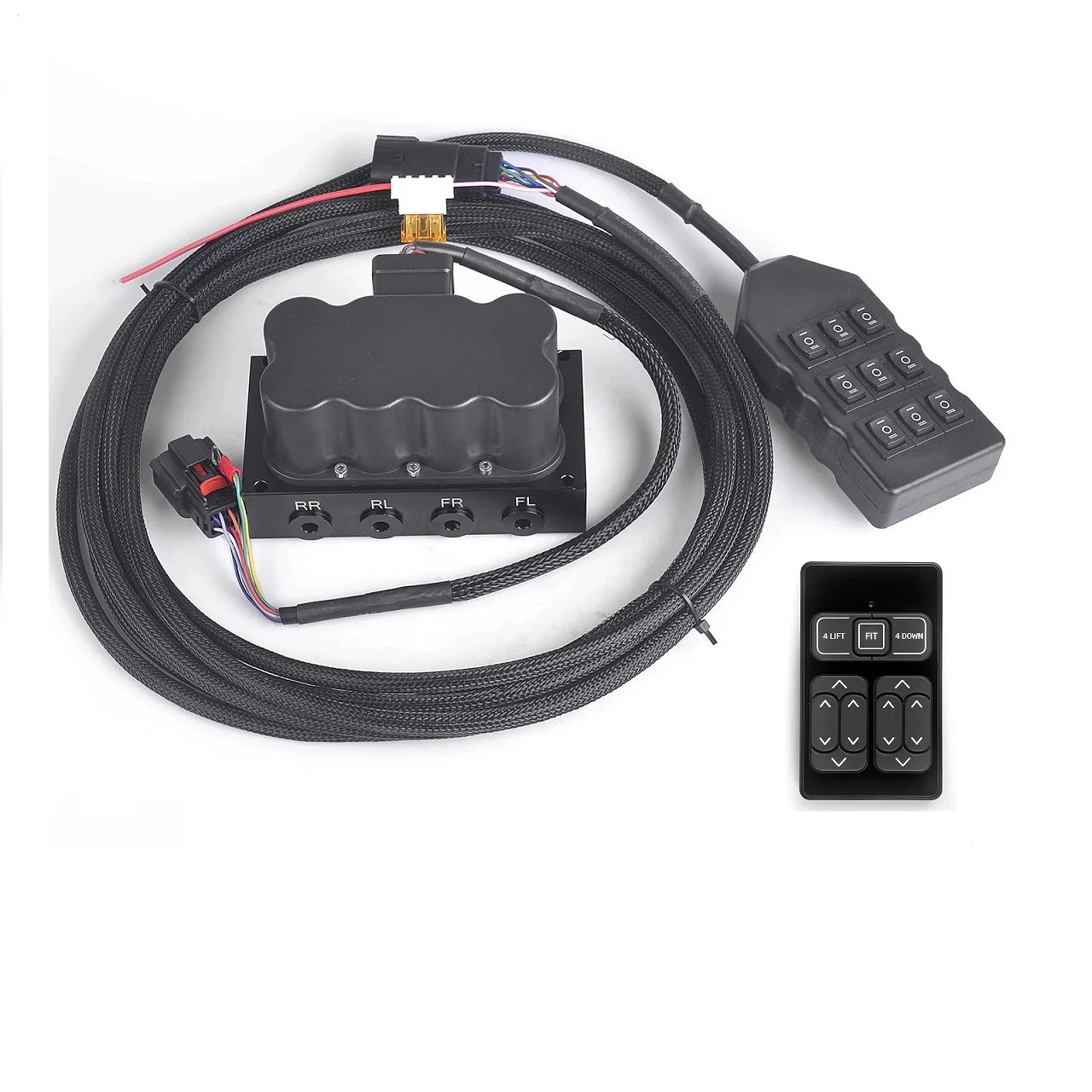 4-vägs ventilblock med trådlös dosa och kontroll