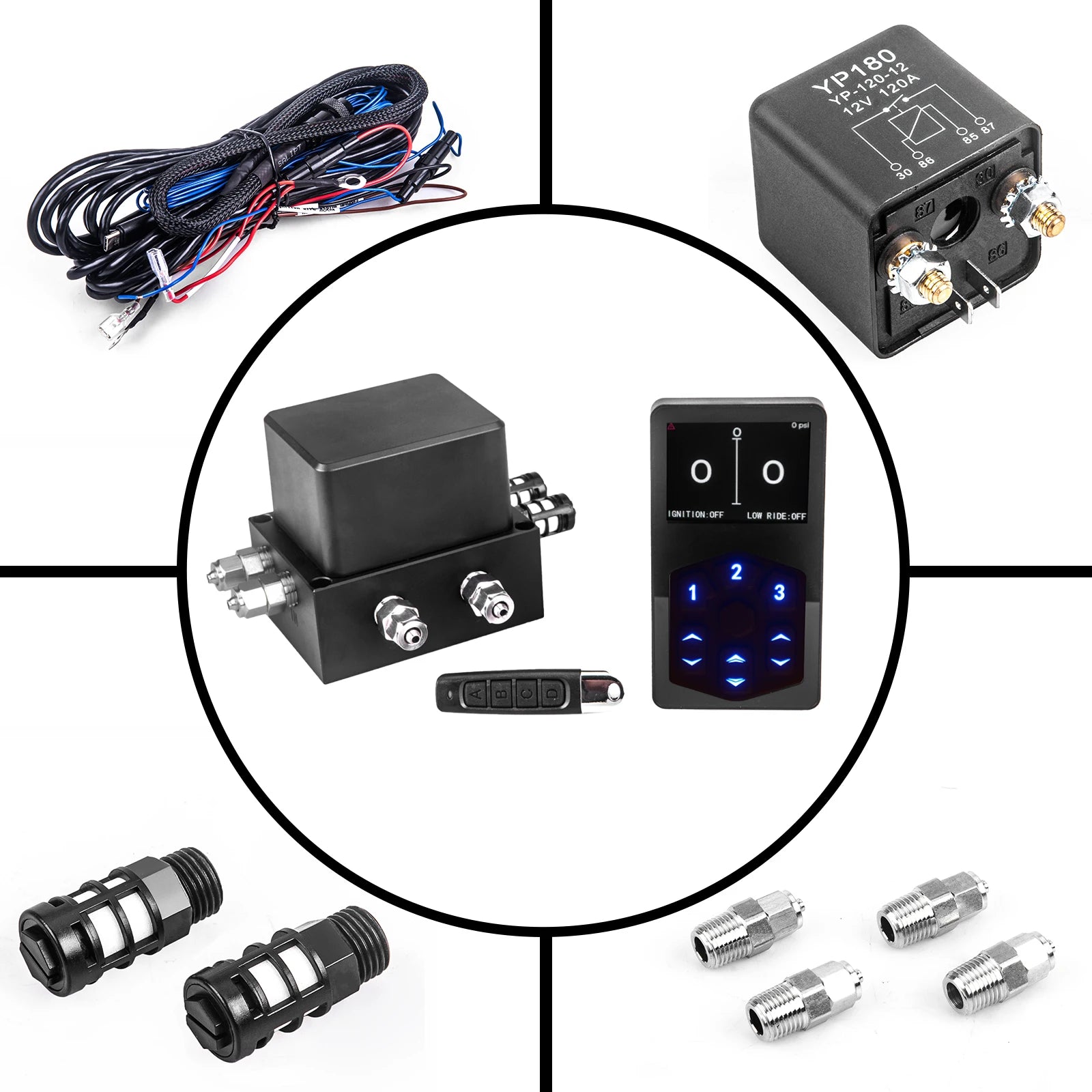 2-vägs digitalt styrsystem med dosa